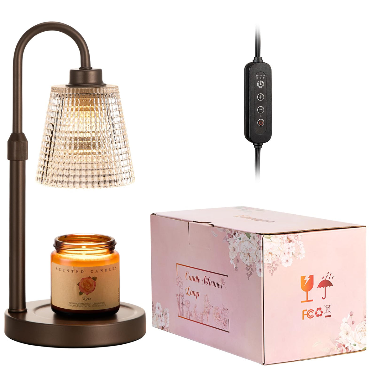 Candle Warmer Lamp with Timer Home Decor Birthday Gifts for Women