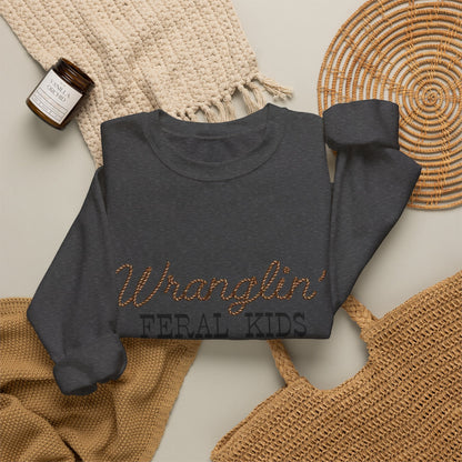 Women's Wranglin' Feral Kids Crew neck