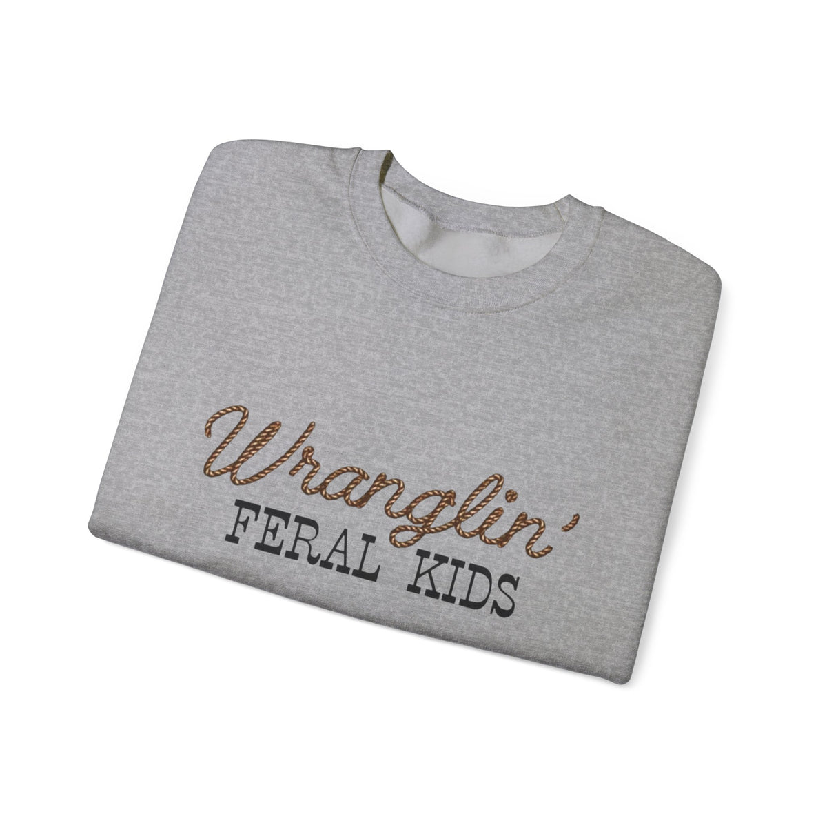 Women's Wranglin' Feral Kids Crew neck