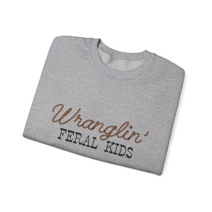 Women's Wranglin' Feral Kids Crew neck