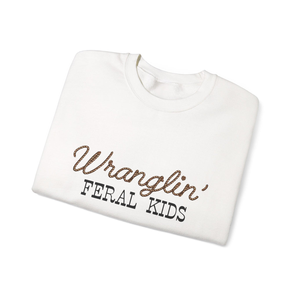 Women's Wranglin' Feral Kids Crew neck