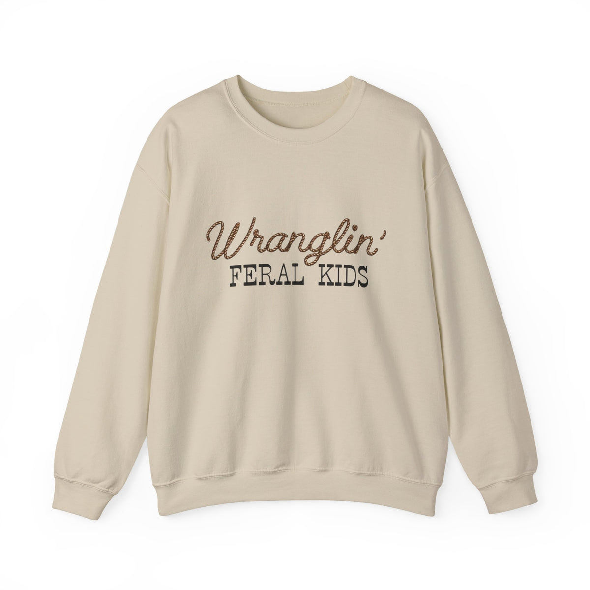 Women's Wranglin' Feral Kids Crew neck