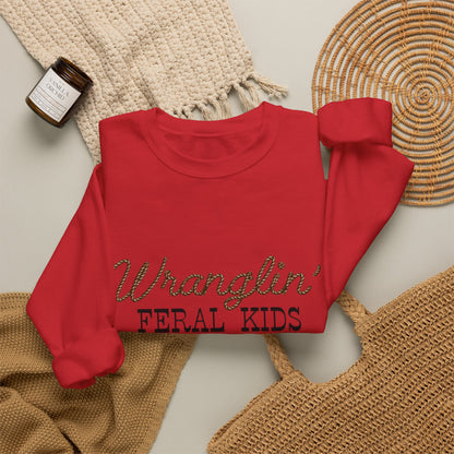 Women's Wranglin' Feral Kids Crew neck
