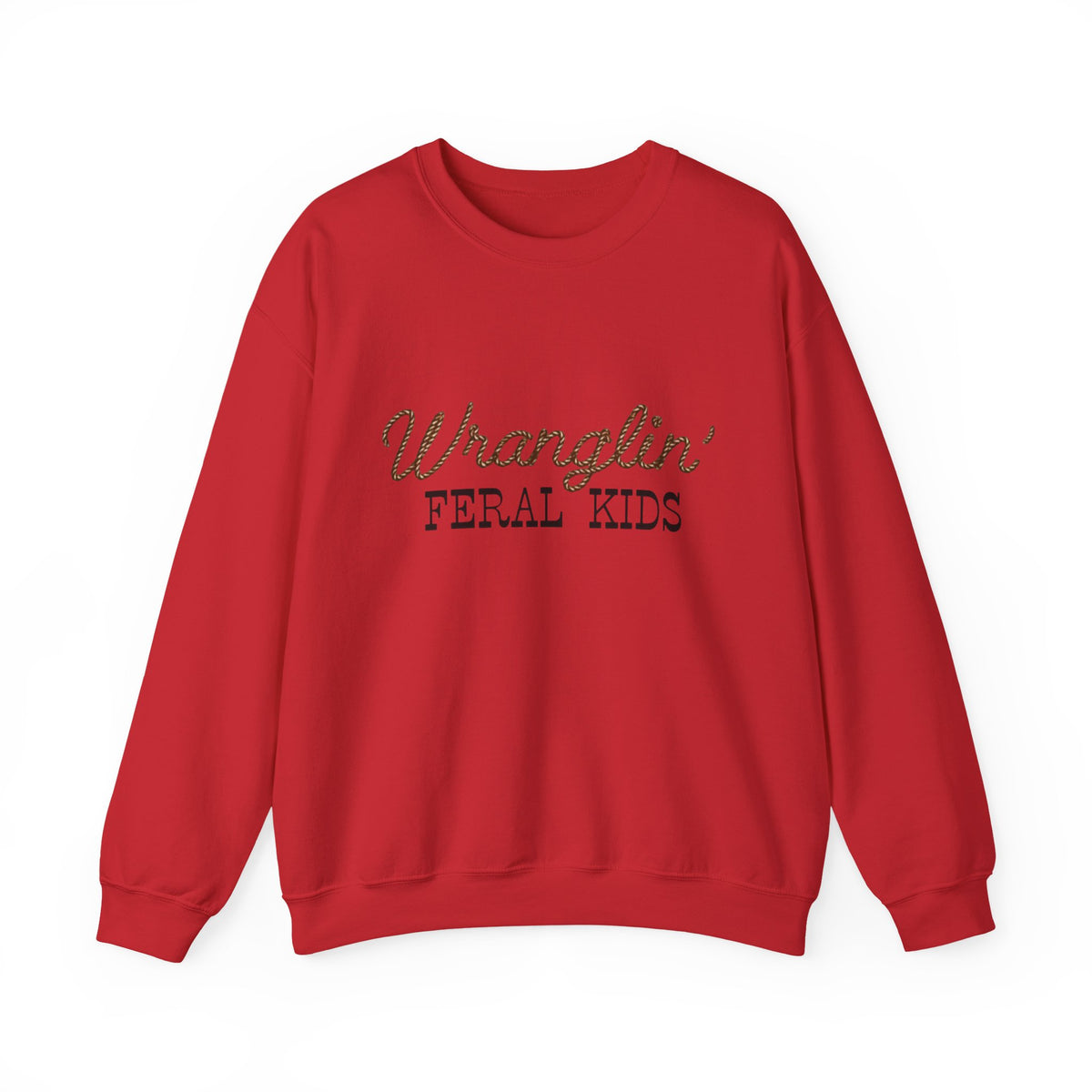 Women's Wranglin' Feral Kids Crew neck