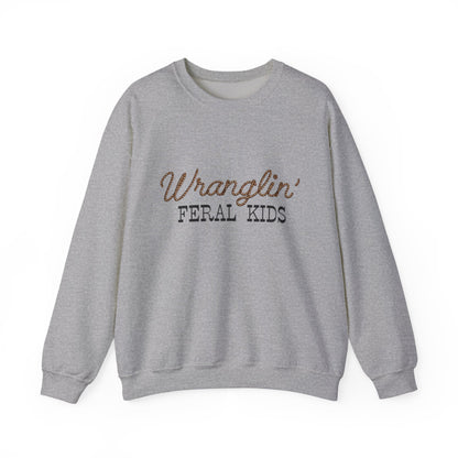 Women's Wranglin' Feral Kids Crew neck
