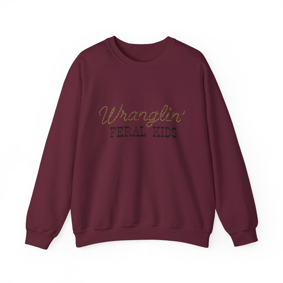 Women's Wranglin' Feral Kids Crew neck