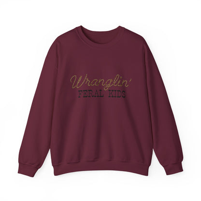 Women's Wranglin' Feral Kids Crew neck
