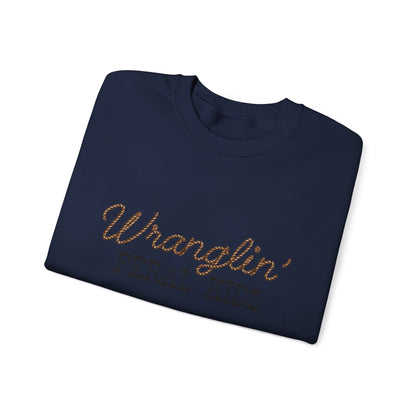 Women's Wranglin' Feral Kids Crew neck
