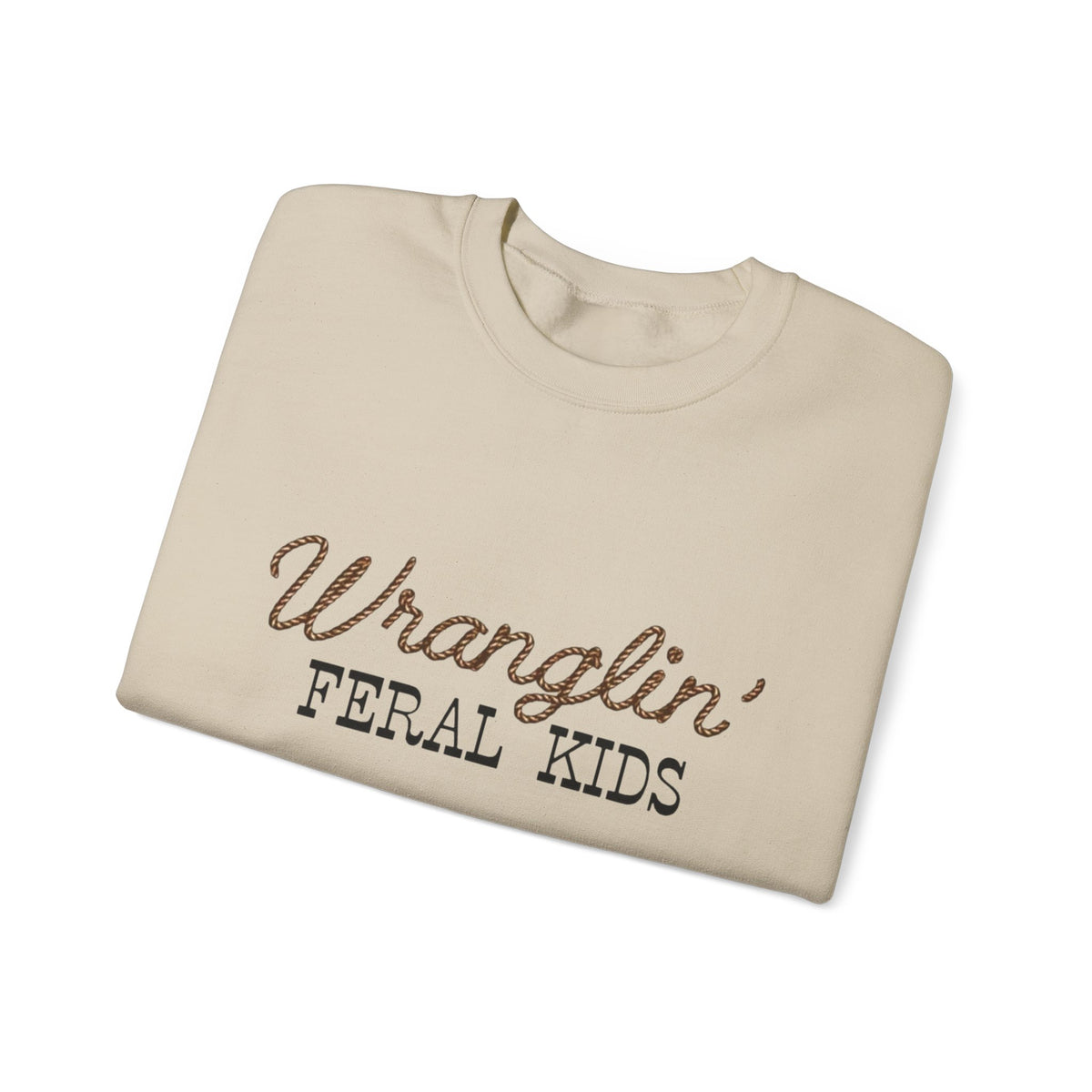 Women's Wranglin' Feral Kids Crew neck
