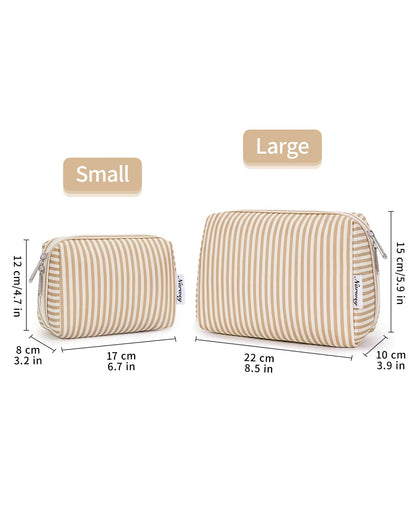 Narwey Makeup Bag Travel Toiletry Bag, Cosmetic Bag for Women Girls