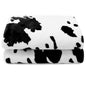 Cow Print Blanket for Couch Bed, Fuzzy Fleece Soft Blankets and Throws, Brown White Western Home Decor, All Season Cozy Birthday Gifts for Cow Lovers Women Men Girls Boys, 50x60 Inches