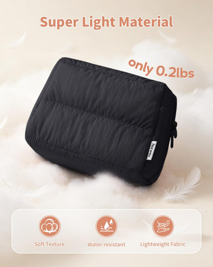 Narwey Makeup Bag Travel Toiletry Bag, Cosmetic Bag for Women Girls