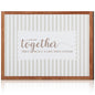 Together They Built a Life They Loved Rustic Wood Sign, Classic