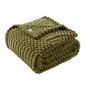 Rust Throw Blanket - Soft & Fluffy Fleece, Cute & Aesthetic, Perfect for Sofa, Couch, Chair, Bed, Living Room & Bedroom, All-Season Use, Plush & Cozy Decorative Blanket