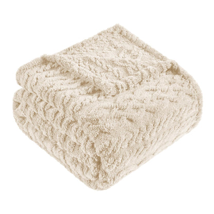 Rust Throw Blanket - Soft & Fluffy Fleece, Cute & Aesthetic, Perfect for Sofa, Couch, Chair, Bed, Living Room & Bedroom, All-Season Use, Plush & Cozy Decorative Blanket