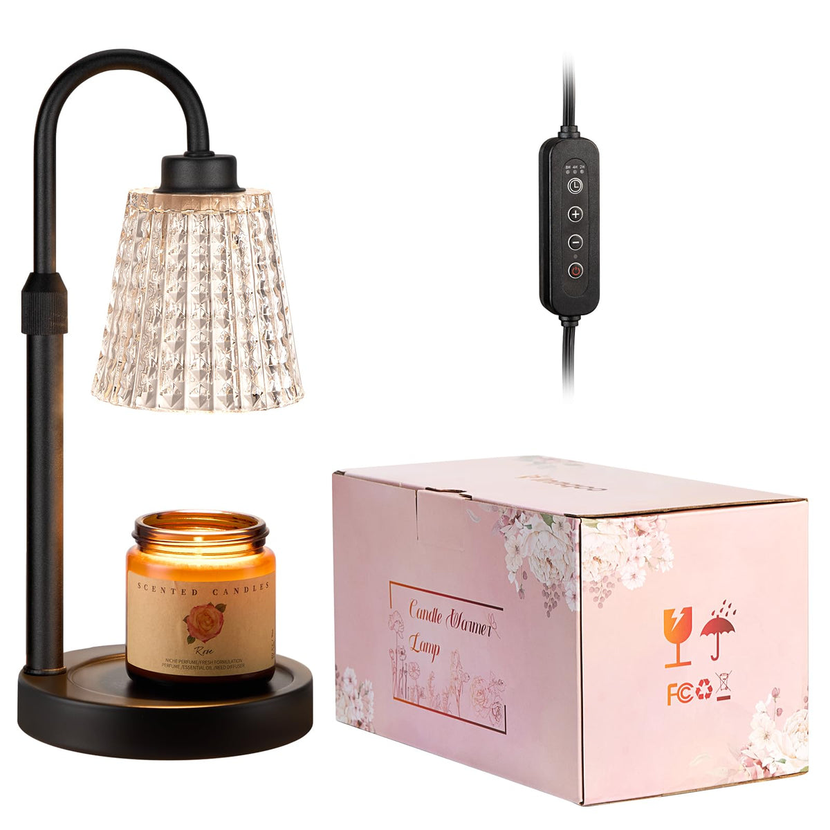 Candle Warmer Lamp with Timer Home Decor Birthday Gifts for Women