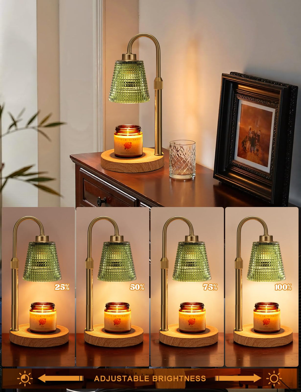 Candle Warmer Lamp with Timer Home Decor Birthday Gifts for Women