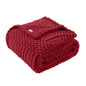 Rust Throw Blanket - Soft & Fluffy Fleece, Cute & Aesthetic, Perfect for Sofa, Couch, Chair, Bed, Living Room & Bedroom, All-Season Use, Plush & Cozy Decorative Blanket