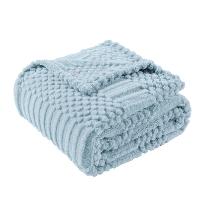 Rust Throw Blanket - Soft & Fluffy Fleece, Cute & Aesthetic, Perfect for Sofa, Couch, Chair, Bed, Living Room & Bedroom, All-Season Use, Plush & Cozy Decorative Blanket