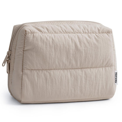 Narwey Makeup Bag Travel Toiletry Bag, Cosmetic Bag for Women Girls