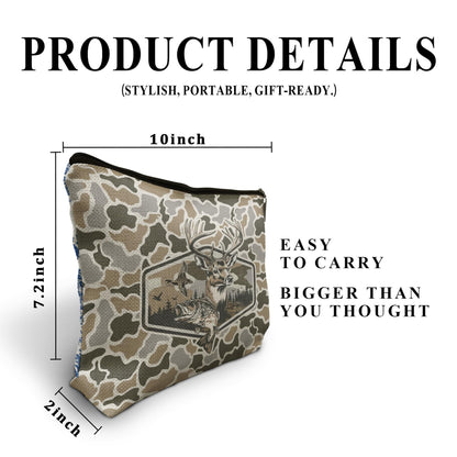 Mallard Duck Camo Makeup Bag