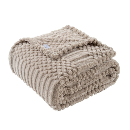 Rust Throw Blanket - Soft & Fluffy Fleece, Cute & Aesthetic, Perfect for Sofa, Couch, Chair, Bed, Living Room & Bedroom, All-Season Use, Plush & Cozy Decorative Blanket