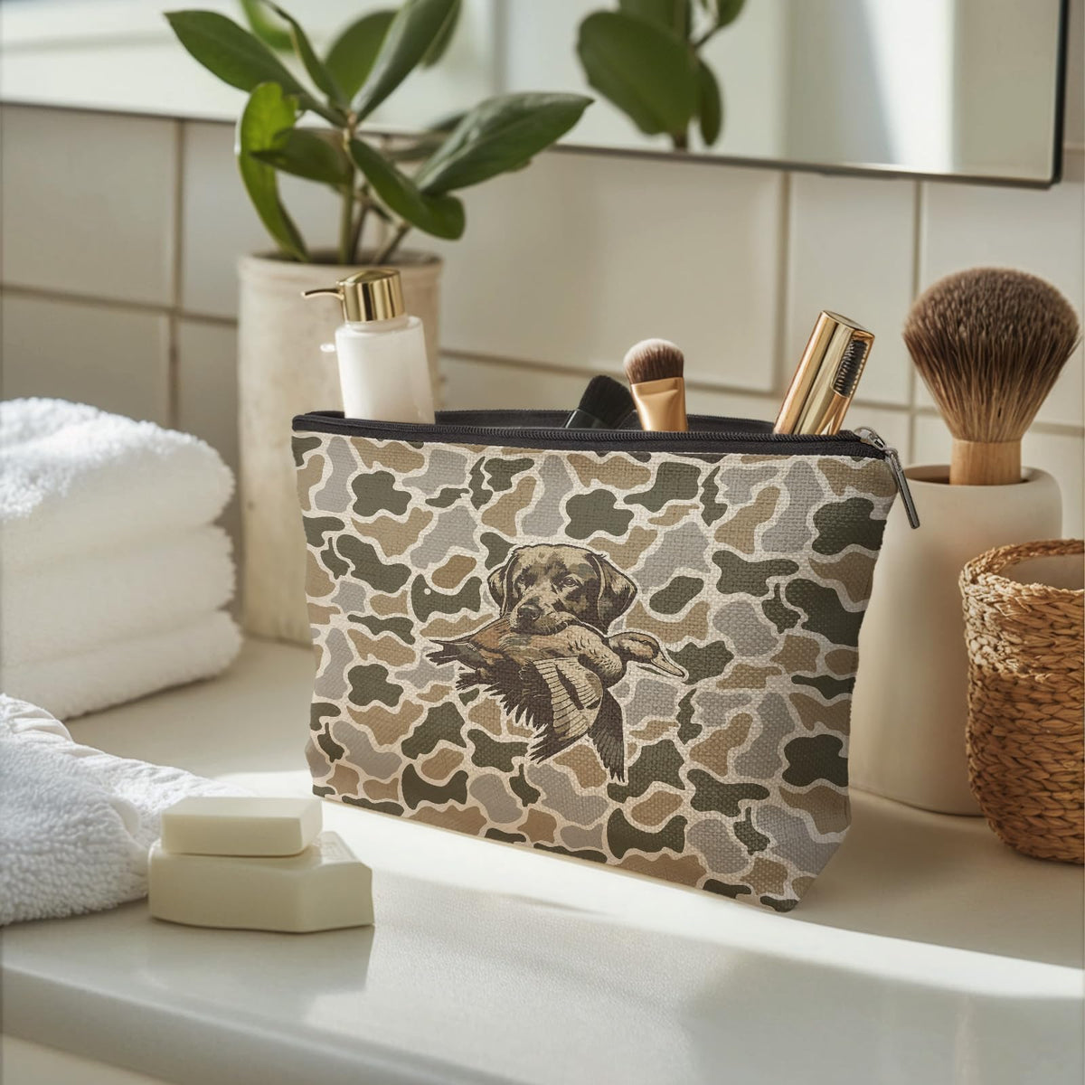 Mallard Duck Camo Makeup Bag