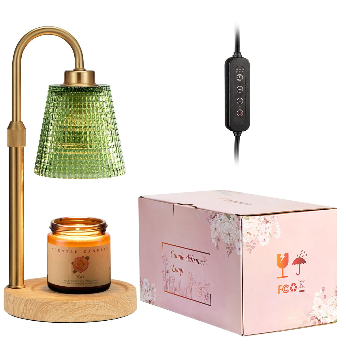 Candle Warmer Lamp with Timer Home Decor Birthday Gifts for Women