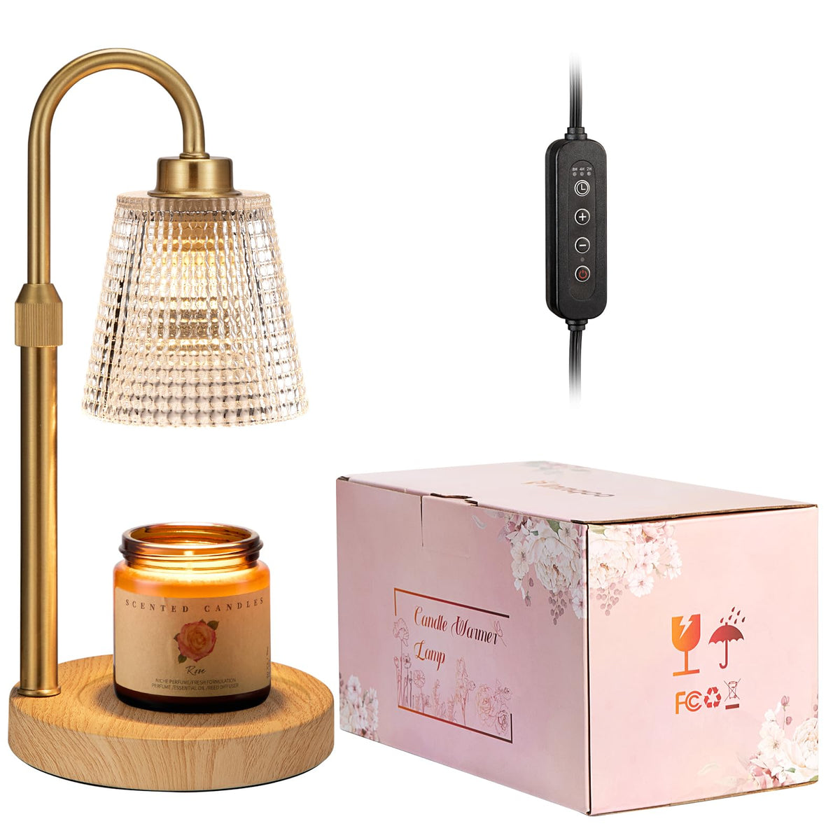 Candle Warmer Lamp with Timer Home Decor Birthday Gifts for Women