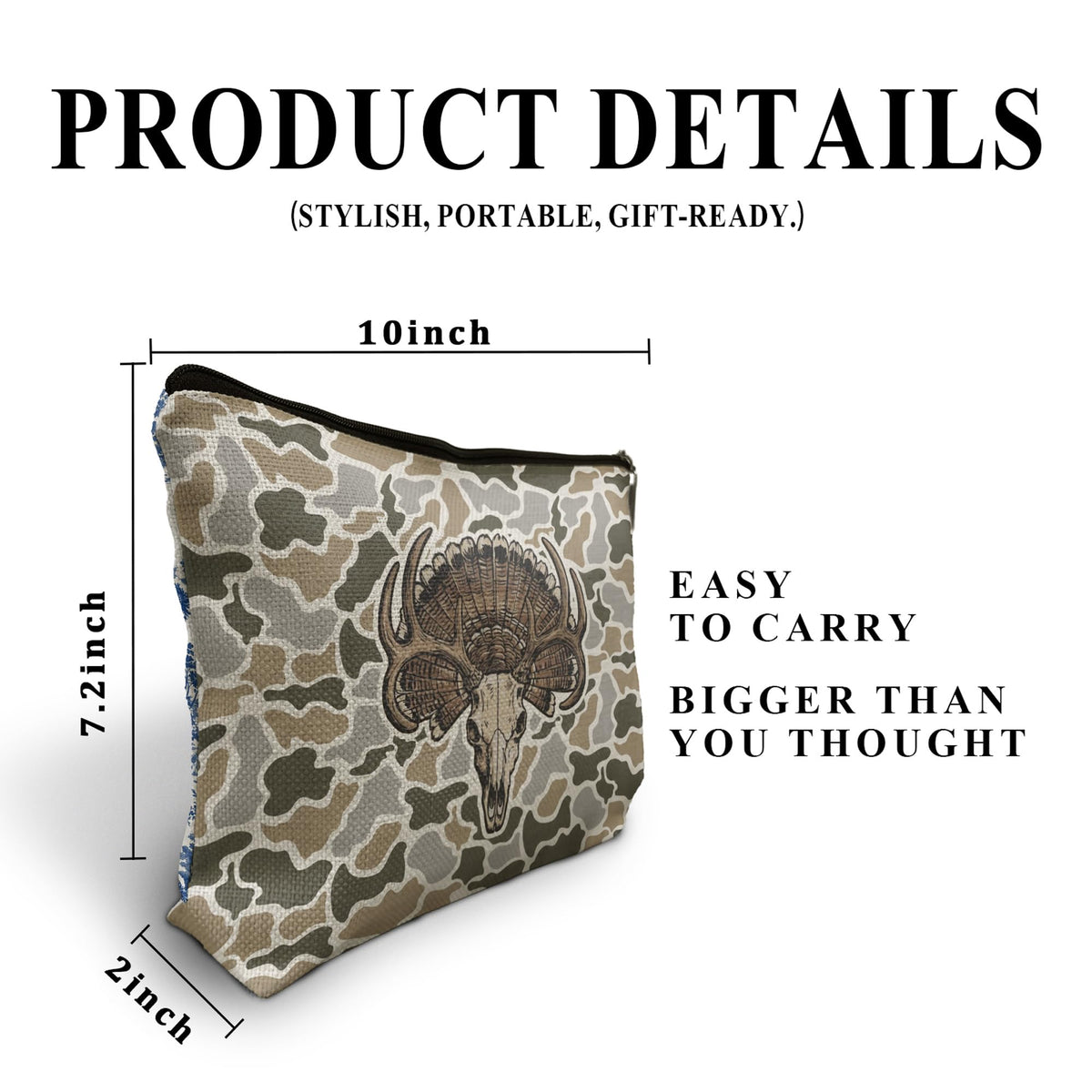 Mallard Duck Camo Makeup Bag