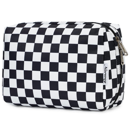 Narwey Makeup Bag Travel Toiletry Bag, Cosmetic Bag for Women Girls