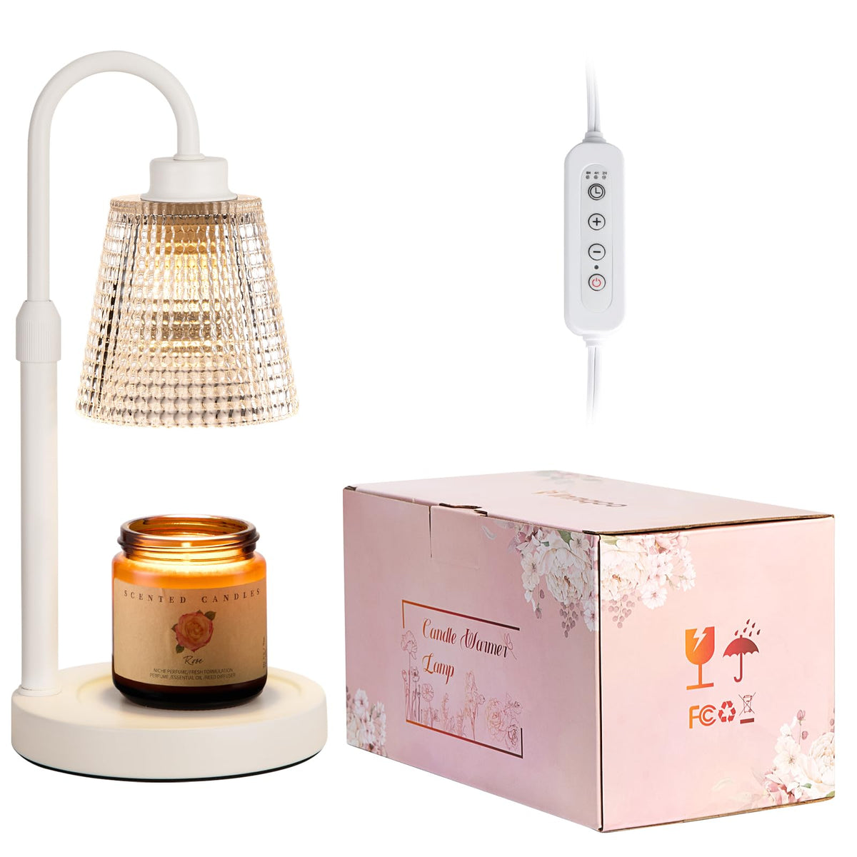 Candle Warmer Lamp with Timer Home Decor Birthday Gifts for Women