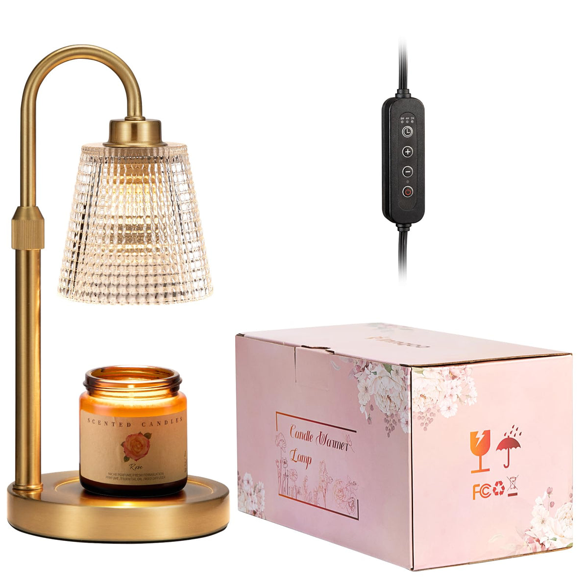 Candle Warmer Lamp with Timer Home Decor Birthday Gifts for Women