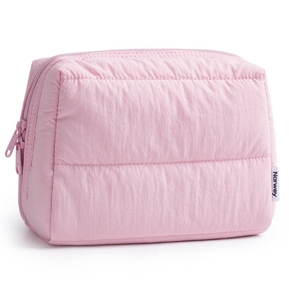Narwey Makeup Bag Travel Toiletry Bag, Cosmetic Bag for Women Girls