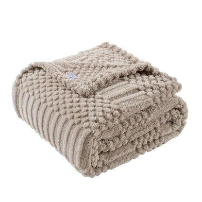 Rust Throw Blanket - Soft & Fluffy Fleece, Cute & Aesthetic, Perfect for Sofa, Couch, Chair, Bed, Living Room & Bedroom, All-Season Use, Plush & Cozy Decorative Blanket
