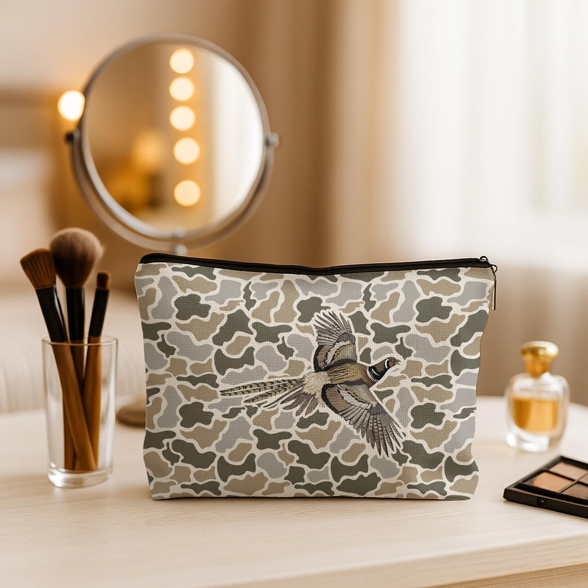 Mallard Duck Camo Makeup Bag