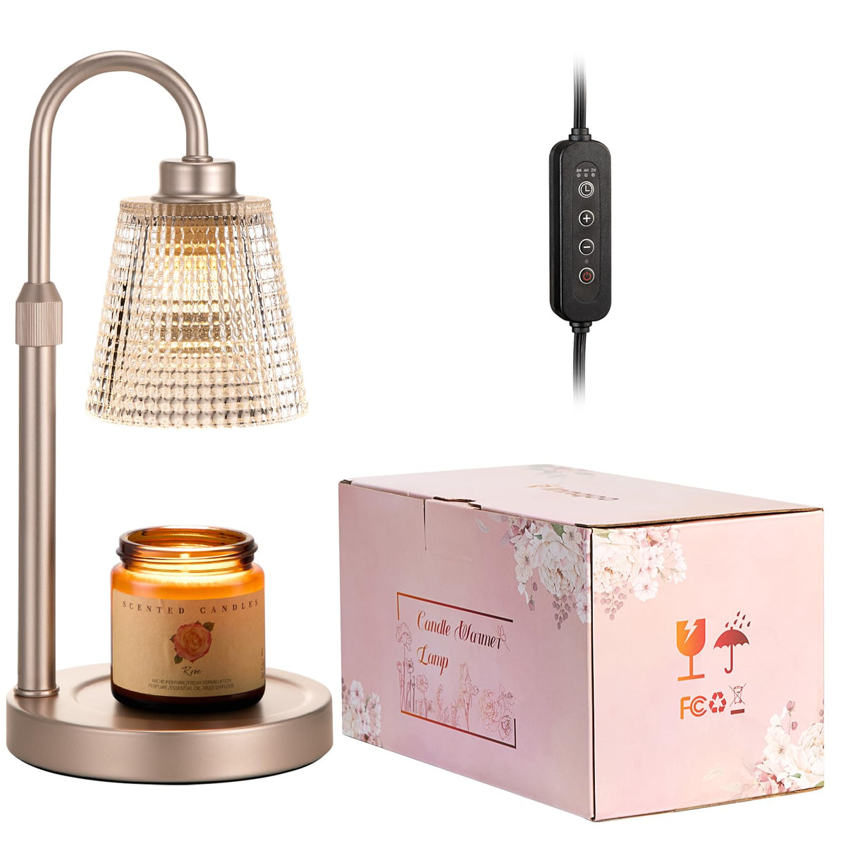 Candle Warmer Lamp with Timer Home Decor Birthday Gifts for Women