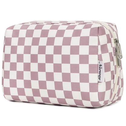 Narwey Makeup Bag Travel Toiletry Bag, Cosmetic Bag for Women Girls