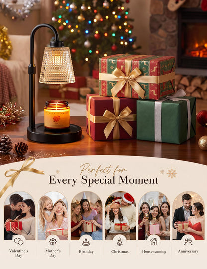 Candle Warmer Lamp with Timer Home Decor Birthday Gifts for Women