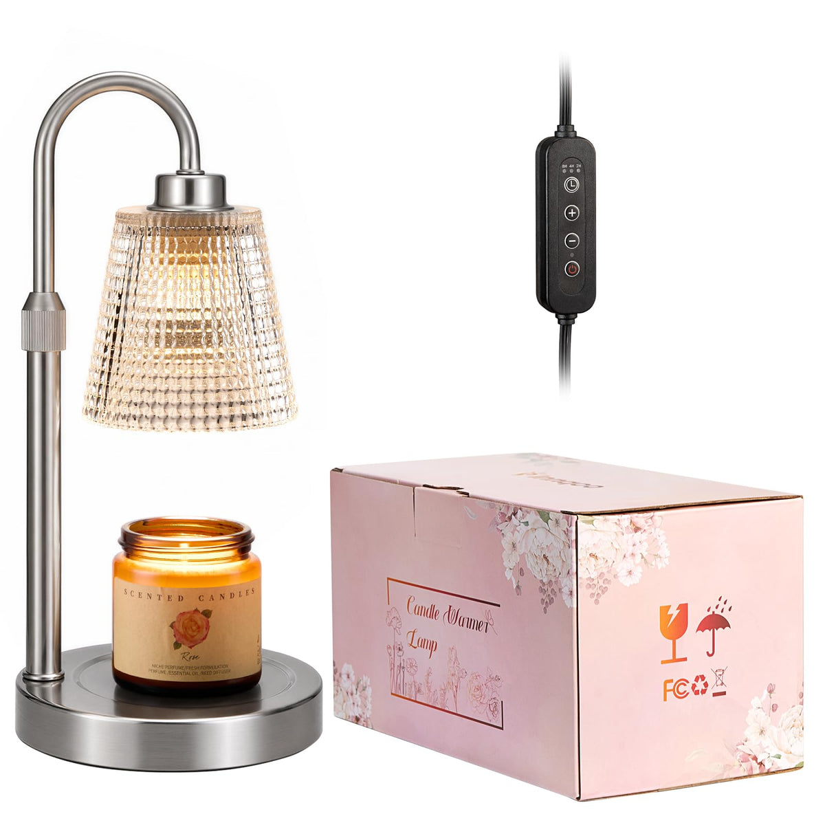 Candle Warmer Lamp with Timer Home Decor Birthday Gifts for Women