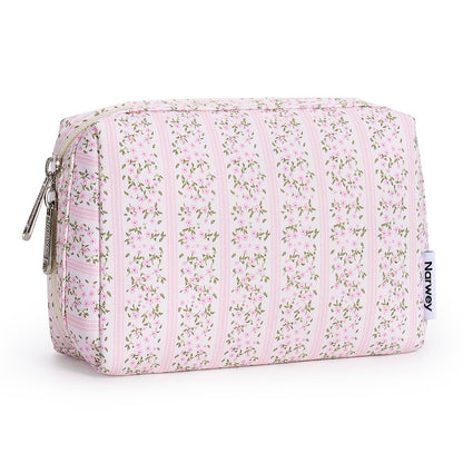 Narwey Makeup Bag Travel Toiletry Bag, Cosmetic Bag for Women Girls