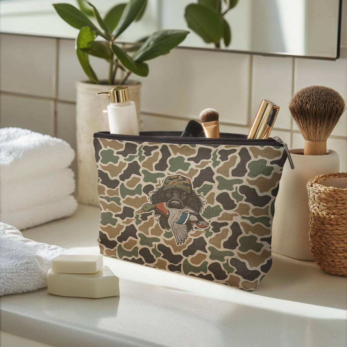 Mallard Duck Camo Makeup Bag