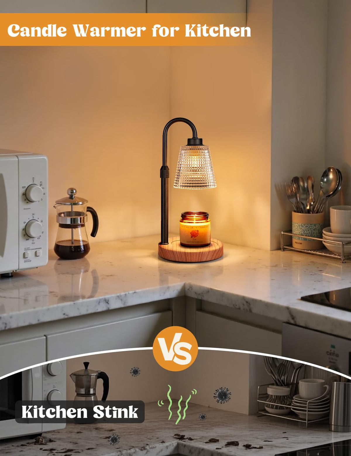 Candle Warmer Lamp with Timer Home Decor Birthday Gifts for Women