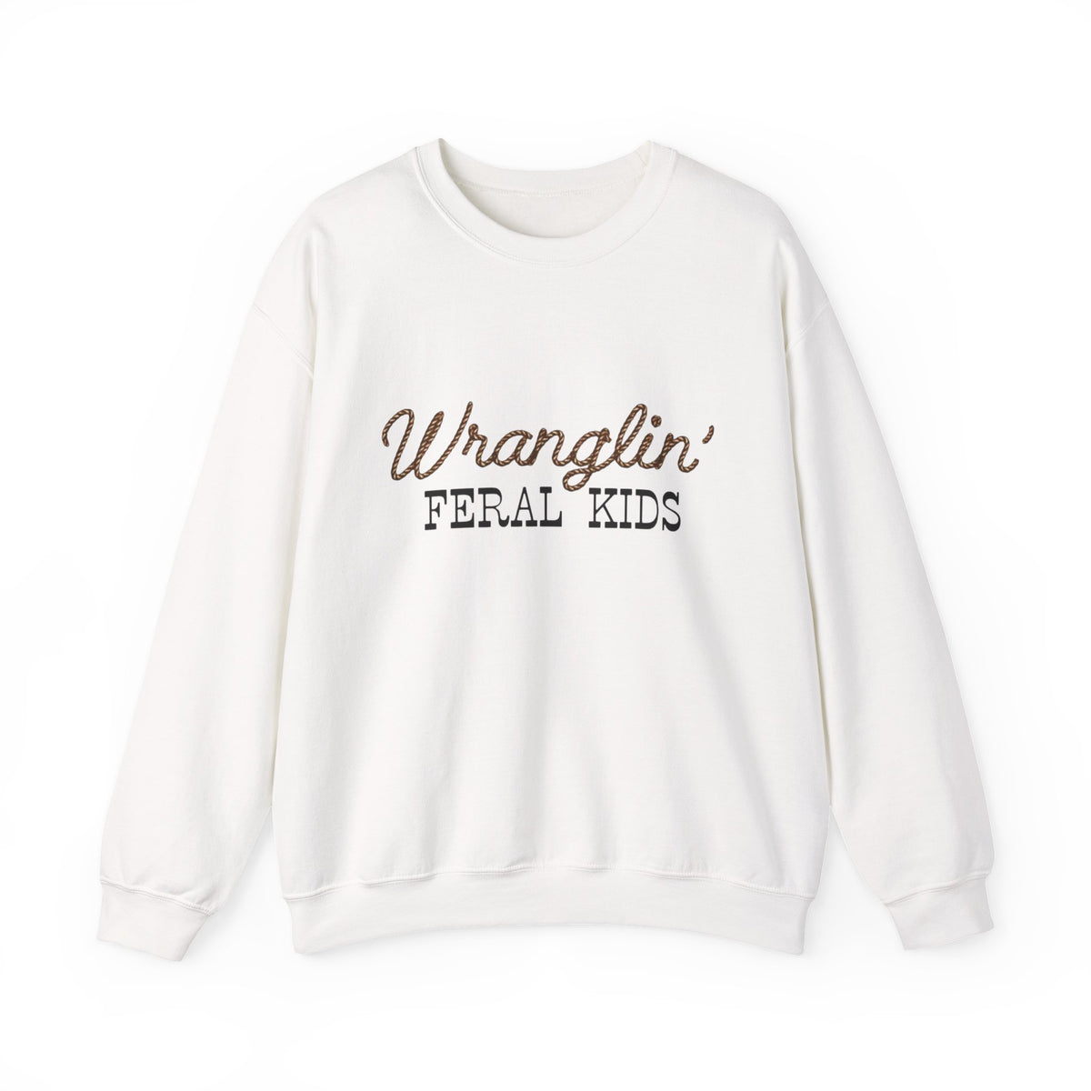 Women's Wranglin' Feral Kids Crew neck