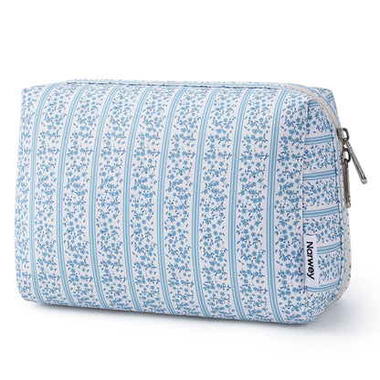 Narwey Makeup Bag Travel Toiletry Bag, Cosmetic Bag for Women Girls