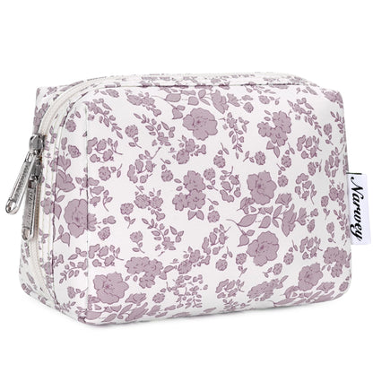 Narwey Makeup Bag Travel Toiletry Bag, Cosmetic Bag for Women Girls