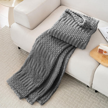Rust Throw Blanket - Soft & Fluffy Fleece, Cute & Aesthetic, Perfect for Sofa, Couch, Chair, Bed, Living Room & Bedroom, All-Season Use, Plush & Cozy Decorative Blanket