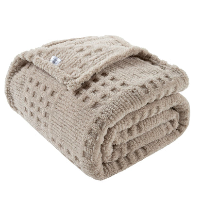 Rust Throw Blanket - Soft & Fluffy Fleece, Cute & Aesthetic, Perfect for Sofa, Couch, Chair, Bed, Living Room & Bedroom, All-Season Use, Plush & Cozy Decorative Blanket