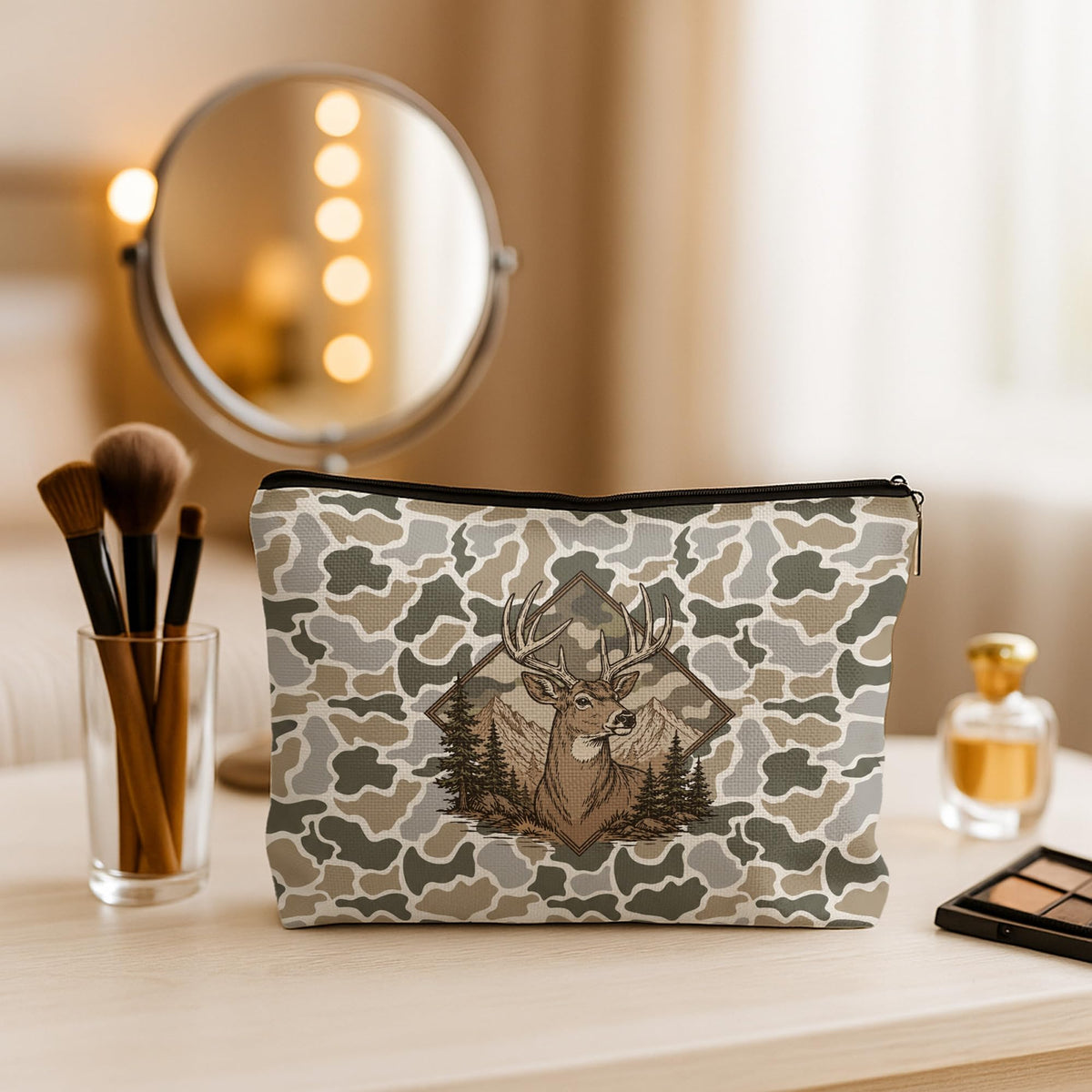 Mallard Duck Camo Makeup Bag