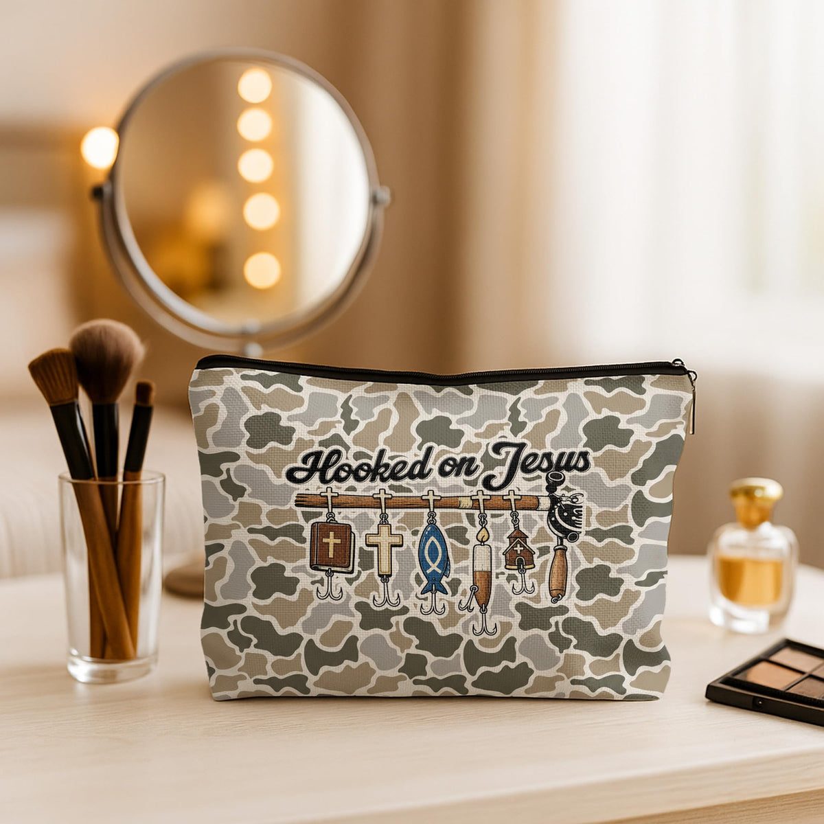 Mallard Duck Camo Makeup Bag